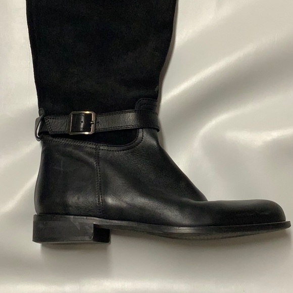 Black cuff boots, size 7 1/2 N - Picture 3 of 7
